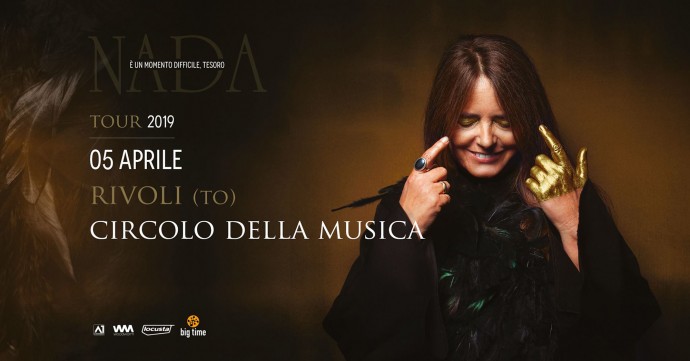 Nada al Circolo della Musica, Rivoli (To) - Sabato 9 marzo